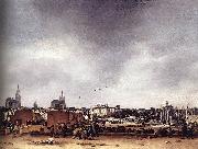 Egbert van der Poel View of Delft after oil painting artist